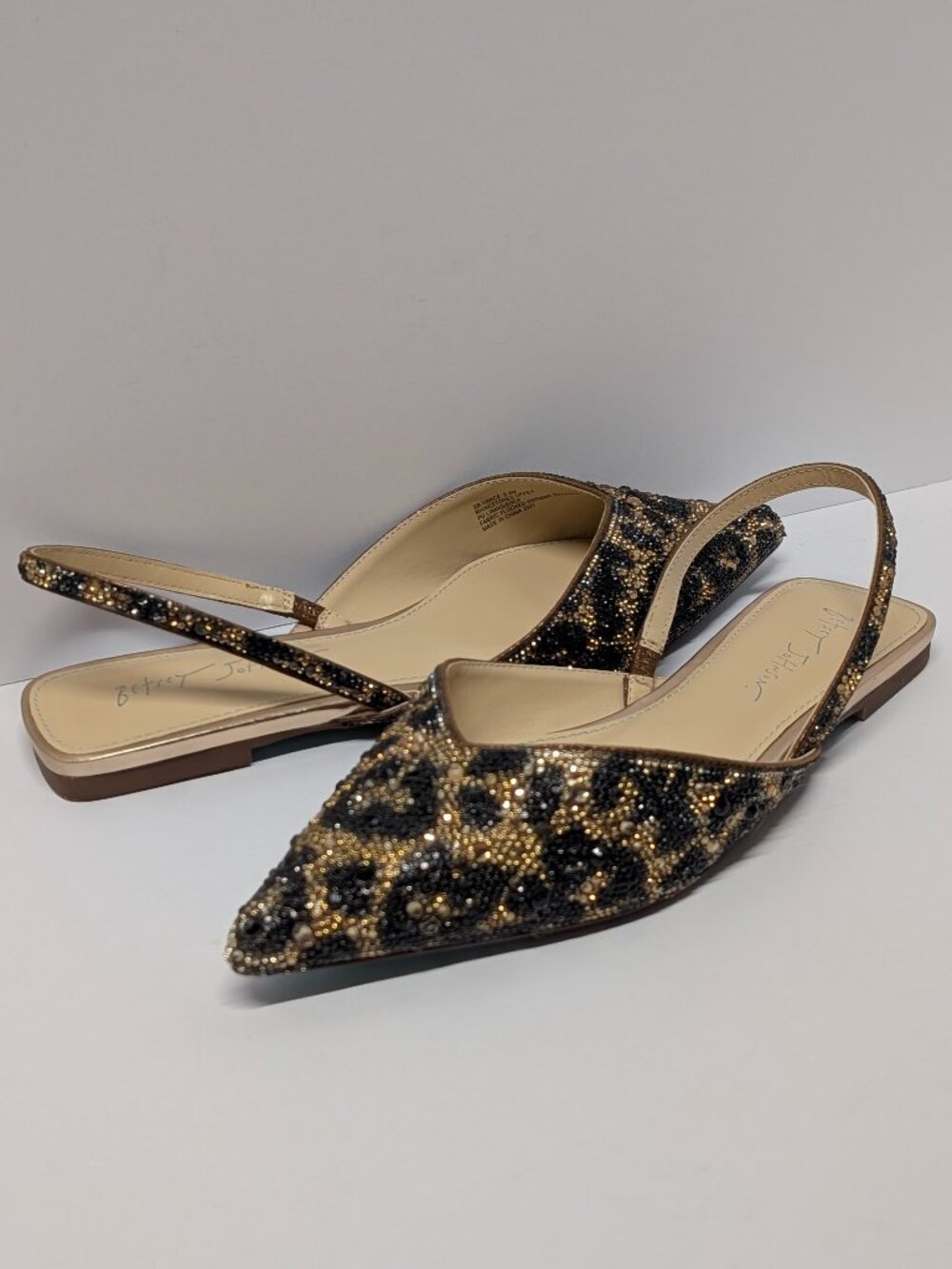 Betsey Johnson SB-Vance Leopard Slingback Flats - Picture 3 of 16